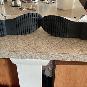 Brand new white boots size 9 with tags